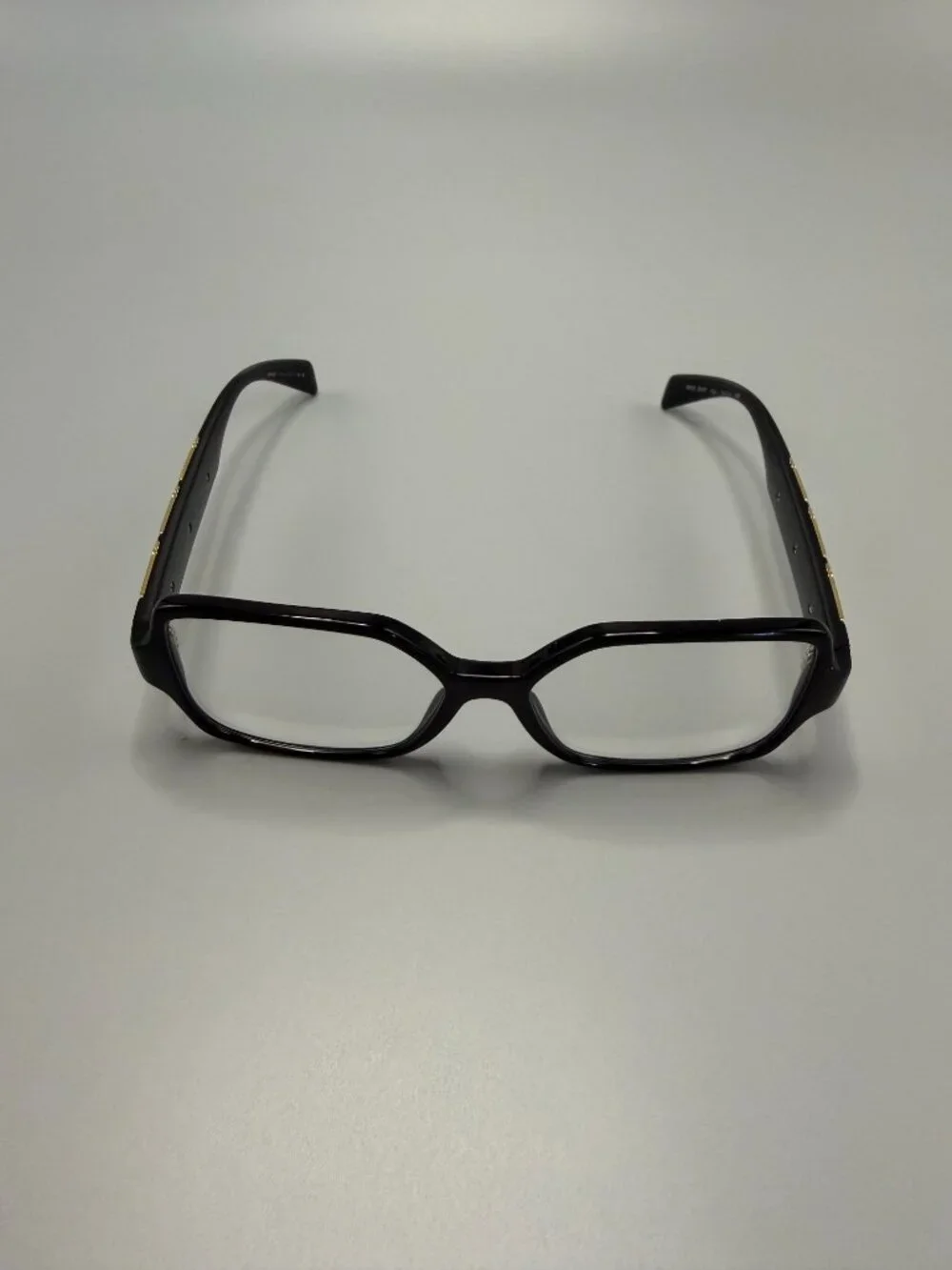 Versace VE3337 GB1 Black Gold Eyeglass Frames 53-15-140 New Demo